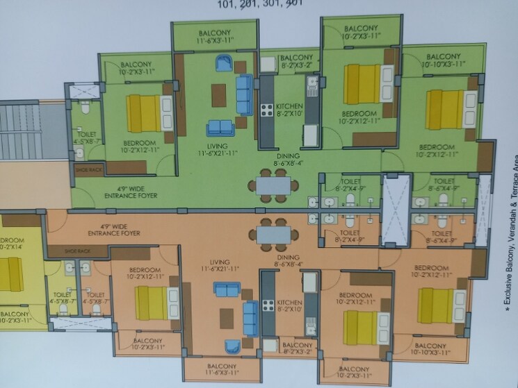Master Plan, morabadi 3 Bedroom 1640 Sq.Ft. Apartment In Morabadi Ranchi 9404321