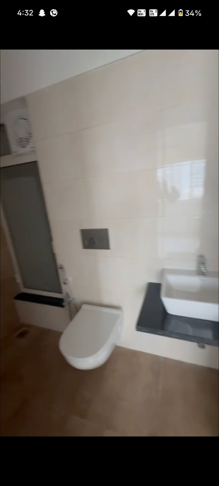 Attached Bathroom, omkar-signet 2.5 Bedroom 650 Sq.Ft. Apartment In Malad East Mumbai 9404286