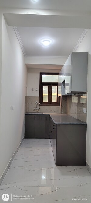 Kitchen in 2 BHK Builder Floor at Chattarpur – for Rent