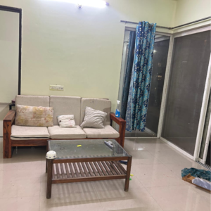 Living Room in 2 BHK Apartment at Vilas Javdekar Palladio, Mumbai Bangalore Highway – for Rent