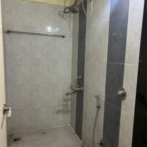 Bathroom in 2 BHK Apartment at Vilas Javdekar Palladio, Mumbai Bangalore Highway – for Rent