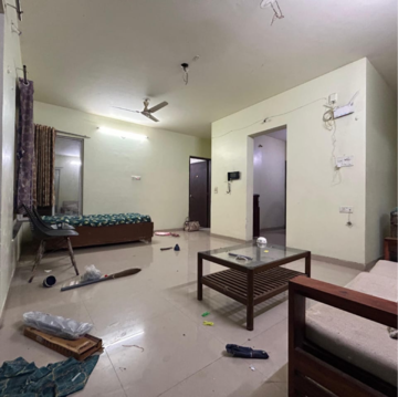 Living Room in 2 BHK Apartment at Vilas Javdekar Palladio, Mumbai Bangalore Highway – for Rent