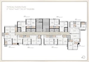 Floor Plan in 2 BHK Apartment at Kandivali West – for Sale