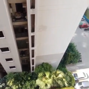 Staircase in 2.5 BHK Apartment at Ajnara Integrity, Sehani Khurd – for Rent