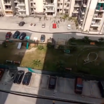 Kitchen in 2.5 BHK Apartment at Ajnara Integrity, Sehani Khurd – for Rent