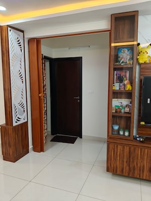 Living Room in 2.5 BHK Apartment at Ambience Courtyard, Manikonda – for Rent