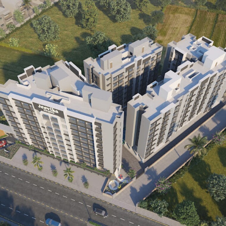 Exterior View, fia-jeevika-heights 1 Bedroom 365 Sq.Ft. Apartment In Palghar Palghar 9405002