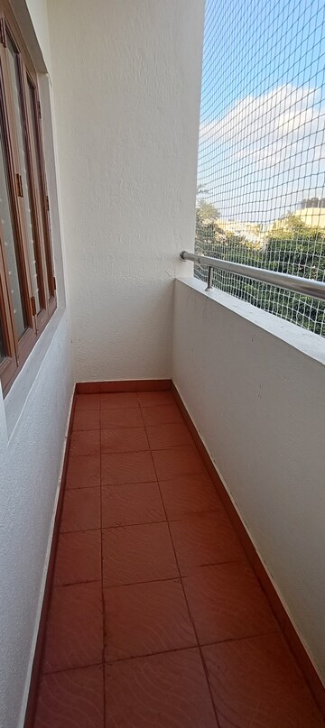 Balcony in 3 BHK Apartment at Blue Petal, Ombr Layout – for Rent