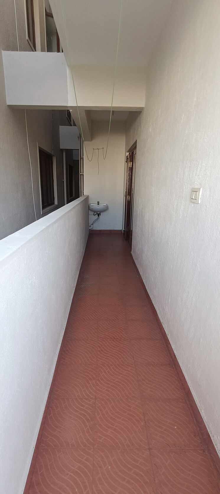 Balcony, blue-petal 3 Bedroom 1600 Sq.Ft. Apartment In Ombr Layout Bangalore 9405196