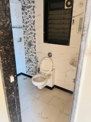 Bathroom in 2 BHK Apartment at Shree Sai Baba Aasavari, Vartak Nagar – for Sale