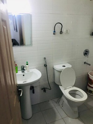 Bathroom in 2 BHK Apartment at Supertech Cape Town, Sector 74 – for Rent