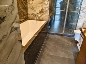 Attached Bathroom in 4 BHK Apartment at Lodha World View, Worli – for Rent