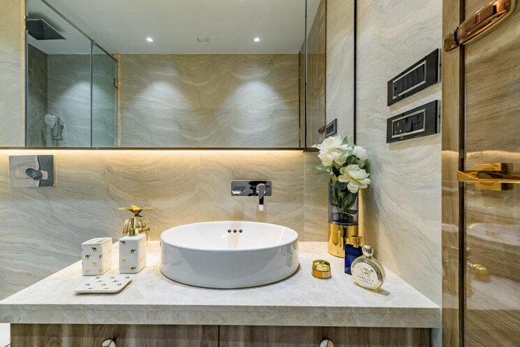 Bathroom, lodha-the-world-towers-world-one-tier-2 4 Bedroom 3890 Sq.Ft. Apartment In Worli Mumbai 9405209