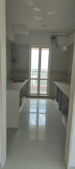 Kitchen in 3 BHK Apartment at Soham Crystal Spires, Thane West – for Rent