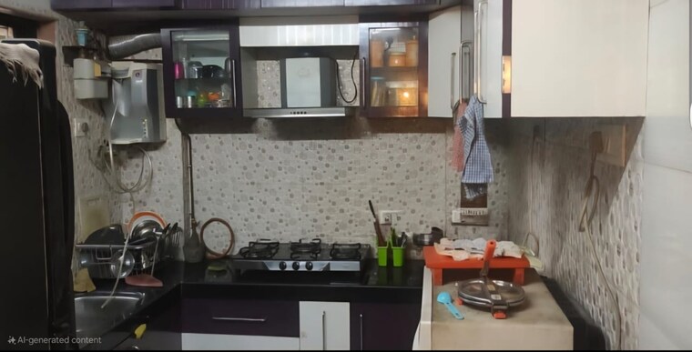 Kitchen, lokpuram-chs 2 Bedroom 700 Sq.Ft. Apartment In Vasant Vihar Thane 9405221