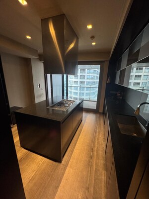 Kitchen in 4 BHK Apartment at Lodha The World Towers World One Tier 2, Worli – for Rent
