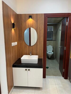 Bathroom in 2 BHK Apartment at Prestige High Fields, Gachibowli – for Rent