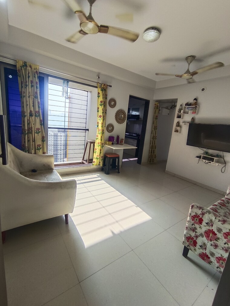 Living Room, runwal-eirene 2 Bedroom 990 Sq.Ft. Apartment In Balkum Pada Thane 9405296