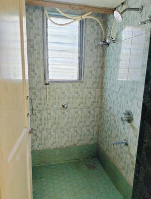 Bathroom in 1 BHK Apartment at Asavari CHS, Taloja – for Rent