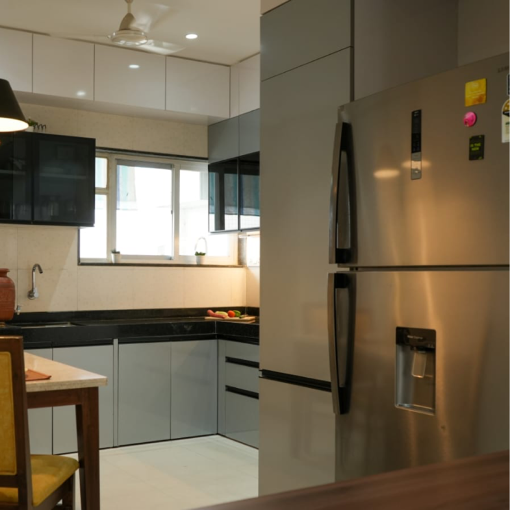 Kitchen, ruturang-society 2 Bedroom 1100 Sq.Ft. Apartment In Walvekar Nagar Pune 9405364