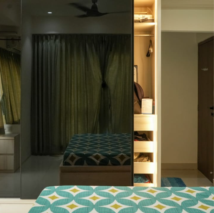 Living Room, ruturang-society 2 Bedroom 1100 Sq.Ft. Apartment In Walvekar Nagar Pune 9405364