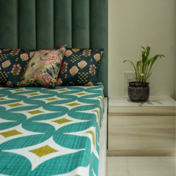 Bedroom in 2 BHK Apartment at Ruturang Society, Walvekar Nagar – for Sale