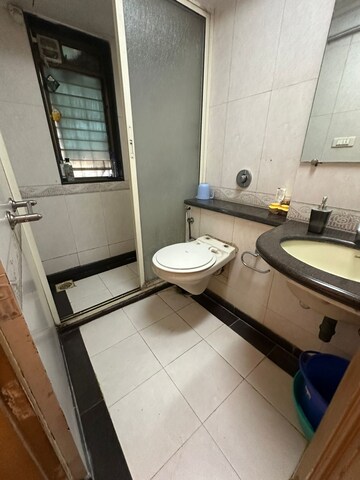 Washroom in 3 BHK Apartment at Khar West – for Rent