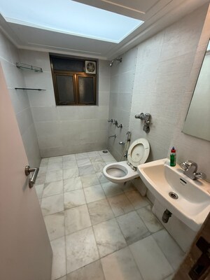 Bathroom in 4 BHK Apartment at Joanna Villa, Bandra West – for Rent