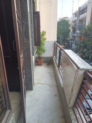 Balcony in 3 BHK Builder Floor at Ram Vihar – for Rent