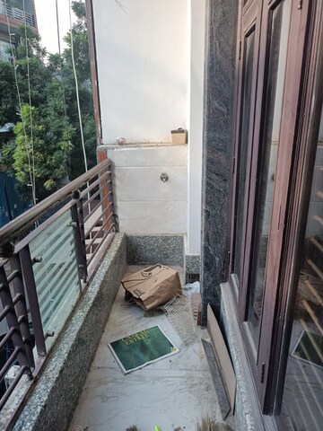 Balcony in 3 BHK Builder Floor at Ram Vihar – for Rent