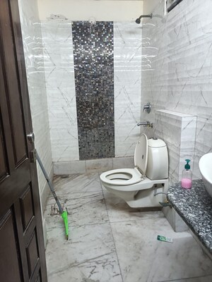 Bathroom in 3 BHK Builder Floor at Ram Vihar – for Rent