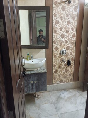 Bathroom in 3 BHK Builder Floor at Ram Vihar – for Rent