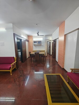 Living Room in 2.5 BHK Apartment at Sai Parshudhar, Nerul – for Rent