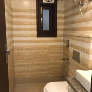 Bathroom in 3 BHK Builder Floor at Malviya Nagar – for Rent