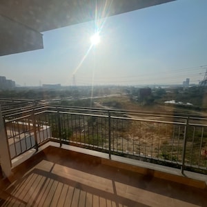 Balcony in 3 BHK Apartment at Godrej Meridien, Mohammad Heri Village – for Rent