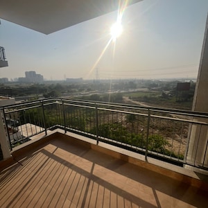 Balcony in 3 BHK Apartment at Godrej Meridien, Mohammad Heri Village – for Rent