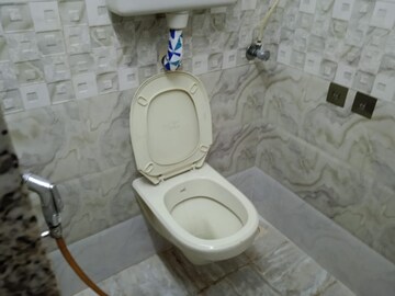 Bathroom in  Office Space at Akshar Business Park, Vashi Sector 19f – for Rent