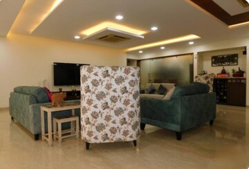 Living Room in 4 BHK Apartment at Ekta World Lake Superior, Powai – for Rent