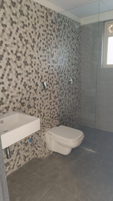 Bathroom in 3 BHK Apartment at Supreme Estia Phase 1, Baner – for Rent