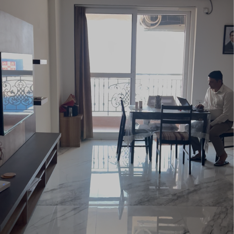 Dining area, gomti nagar 4 Bedroom 2300 Sq.Ft. Apartment In Gomti Nagar Lucknow 9405699