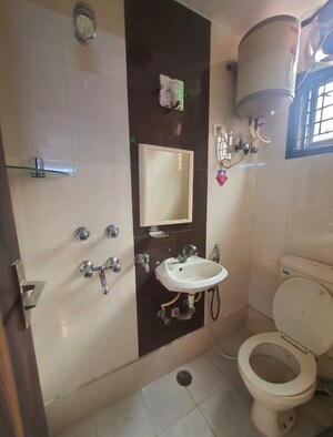 Bathroom in 2.5 BHK Builder Floor at Kalkaji – for Rent