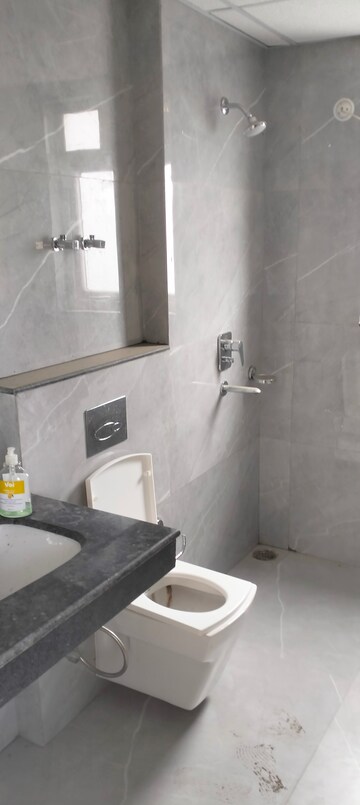 Bathroom in 3 BHK Apartment at Rishita Manhattan, Gomti Nagar – for Rent