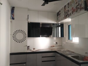 Kitchen in 2 BHK Apartment at Rajapushpa Provincia, Narsingi – for Rent