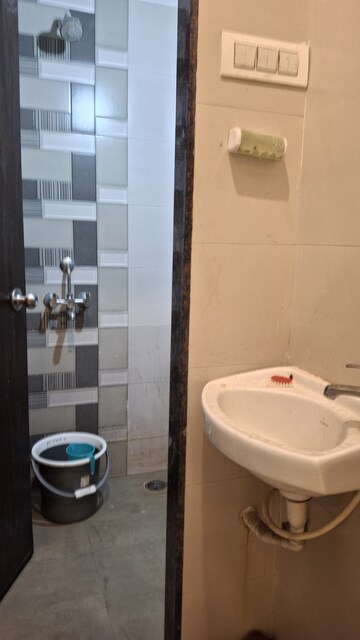 Bathroom in 1 BHK Apartment at Tejas Mauli, Ulwe Sector 19 – for Rent