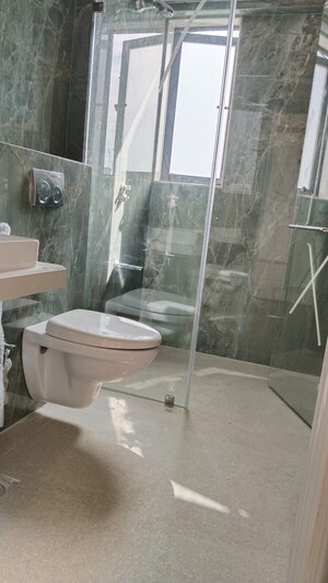 Bathroom in 3 BHK Apartment at Shivaji Park – for Rent