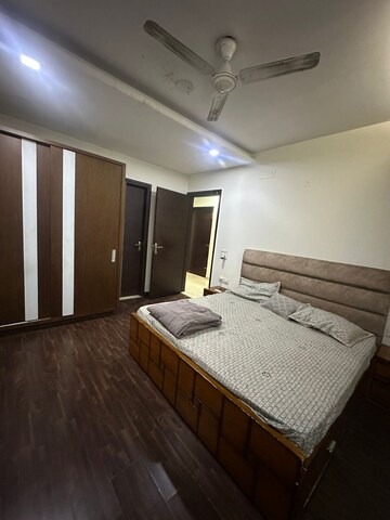 Bedroom in 3 BHK Apartment at Triveni Apartments CGHS, Paschim Vihar – for Rent