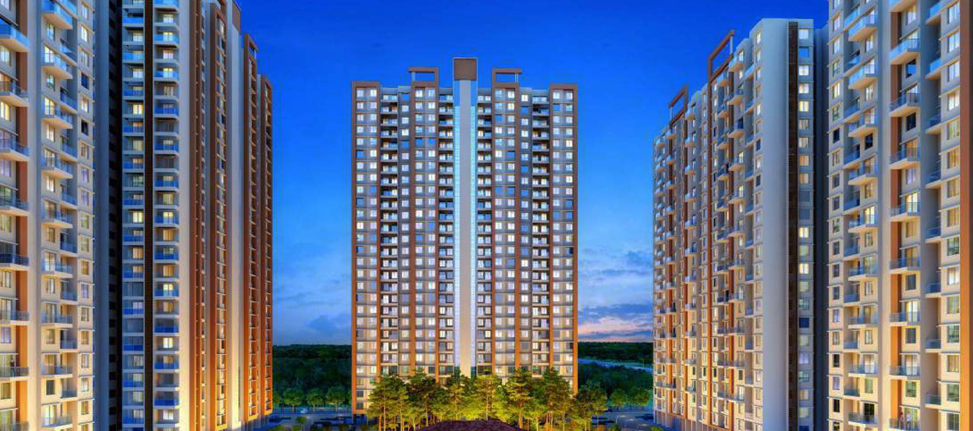 3 BHK + Servant Room Apartment For Sale in VTP Beaumonde