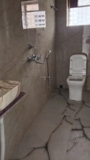 Bathroom in 3 BHK Apartment at Natural Awas, Chinar Park – for Rent