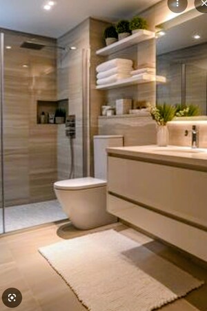 Bathroom in 4 BHK Apartment at Sector 10 Greater Noida – for Sale