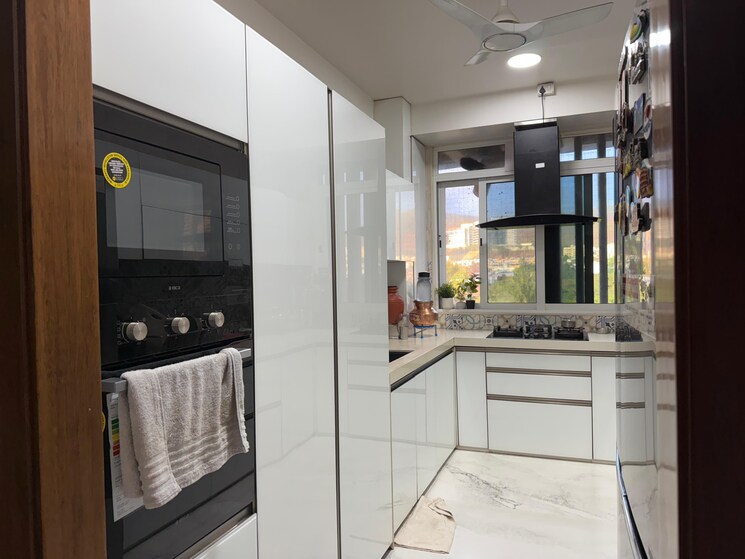 Kitchen, satellite-tower 3 Bedroom 1400 Sq.Ft. Apartment In Goregaon East Mumbai 9405913